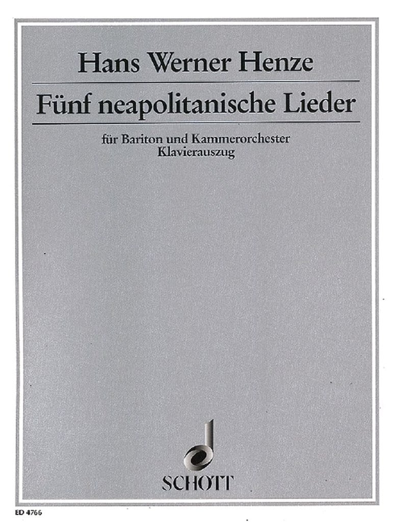 Cinque canzoni napoletane
